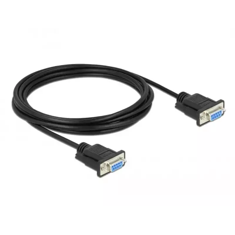 Seriële kabel DeLOCK 86606 zwart 3m RS-232 Sub-D9