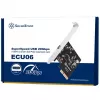 Silverstone ECU06 interne USB 3.2 Gen 2 adapter PCIe low-profile