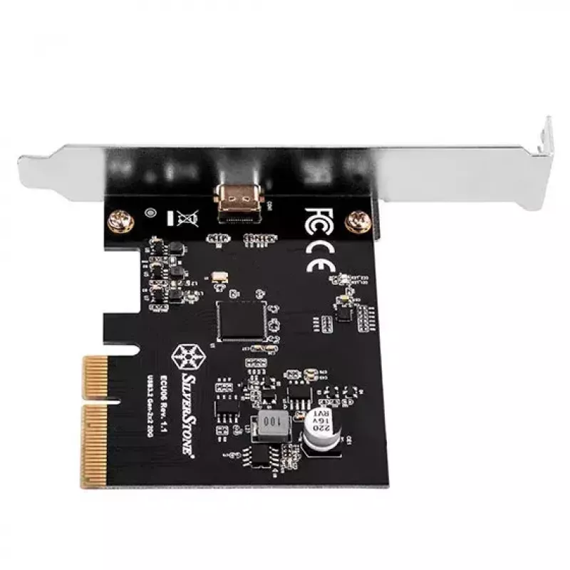 Silverstone ECU06 interne USB 3.2 Gen 2 adapter PCIe low-profile