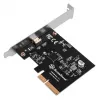 Silverstone ECU06 interne USB 3.2 Gen 2 adapter PCIe low-profile