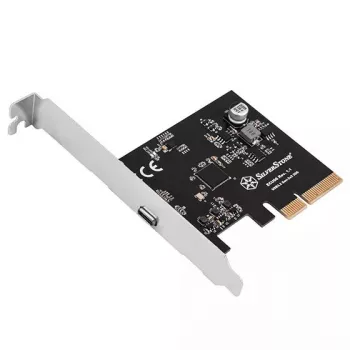 Silverstone ECU06 interne USB 3.2 Gen 2 adapter PCIe low-profile