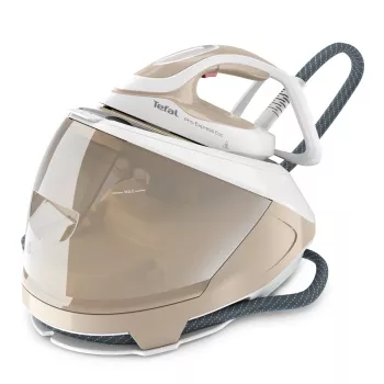 Tefal Pro Express Eco GV9E22E0 stoomstrijkstation 2200 W 1,8 L Durilium AirGlide Autoclean-strijkzool beige, wit