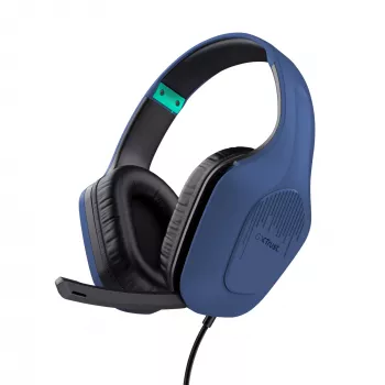 Trust GXT 415B Zirox headset bedraad hoofdband gaming blauw