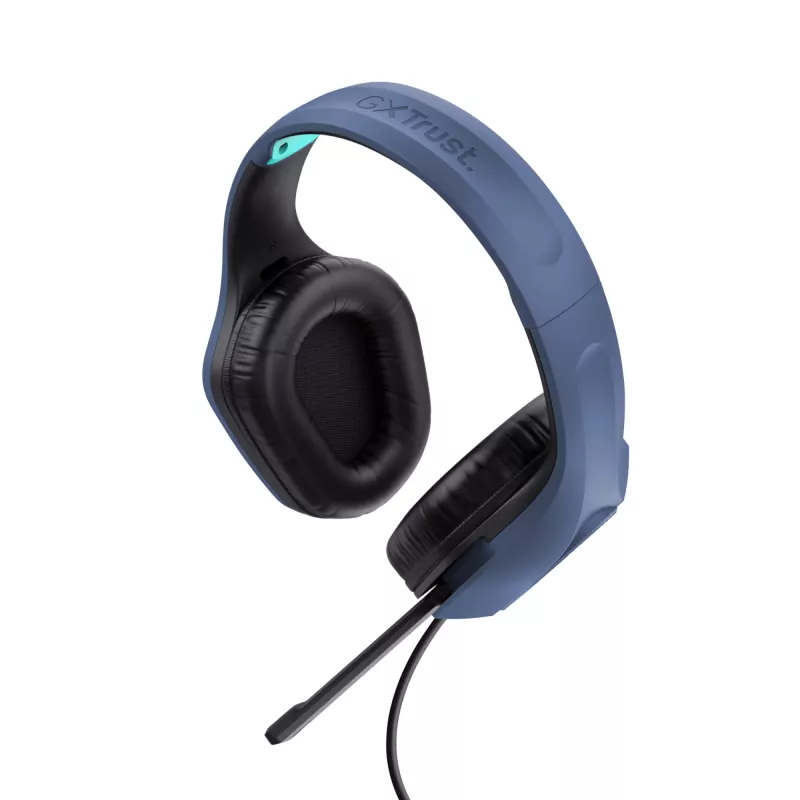 Trust GXT 415B Zirox headset bedraad hoofdband gaming blauw