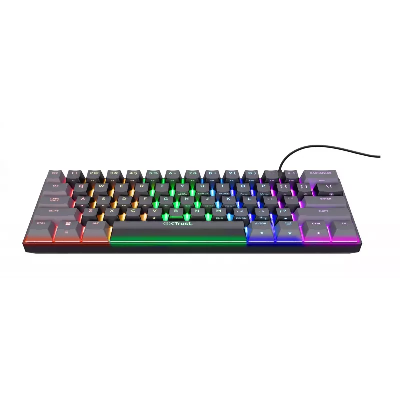 Trust GXT 867 Acira Gaming-toetsenbord USB QWERTY US-Engels zwart