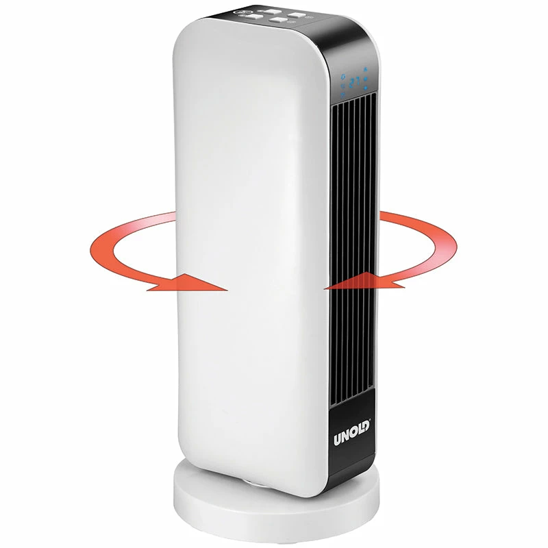 Unold 86430 elektrische ruimteverwarmer binnen zwart, wit 2000 W ventilator elektrische ruimteverwarmer