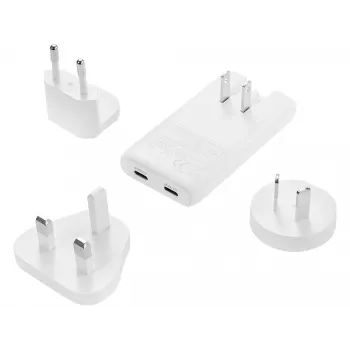 Sandberg 4in1 TravelCharger 65W wit, indoor, AC, 20 V, wit