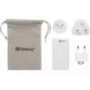 Sandberg 4in1 TravelCharger 65W wit, indoor, AC, 20 V, wit
