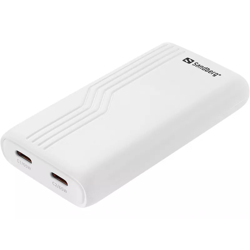 Sandberg 4in1 TravelCharger 65W wit, indoor, AC, 20 V, wit