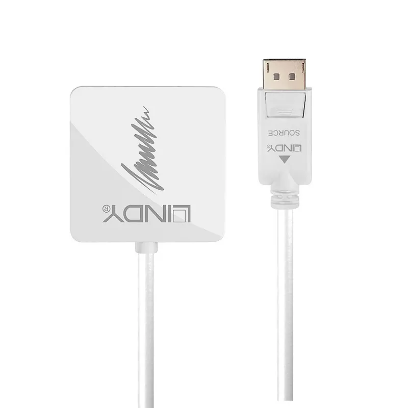 Lindy DisplayPort 1.2 naar HDMI 1.4, DVI en VGA actieve converter