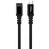 USB-C-naar-USB-C-kabel MicroConnect MC-USB3.2CC015-FA USB 3.2 Gen 2x2 0,15 m zwart