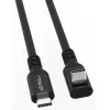USB-C-naar-USB-C-kabel MicroConnect MC-USB3.2CC025-FA, USB 3.2 Gen 2x2, 0,25 m, zwart