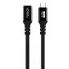 USB-C-naar-USB-C-kabel MicroConnect MC-USB3.2CC1-FA — USB 3.2 Gen 2x2, 1 m, zwart