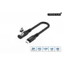 USB4 Gen 3x2 USB-C-naar-USB-C-kabel MicroConnect MC-LS-USB4CC0.15-A – 0,15 m, zwart