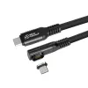 USB4 Gen 3x2 USB-C-naar-USB-C-kabel MicroConnect MC-LS-USB4CC0.15-A – 0,15 m, zwart