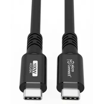 Microconnect USB4CC015 USB-kabel USB4 Gen 3x2 0,15 m USB-C zwart