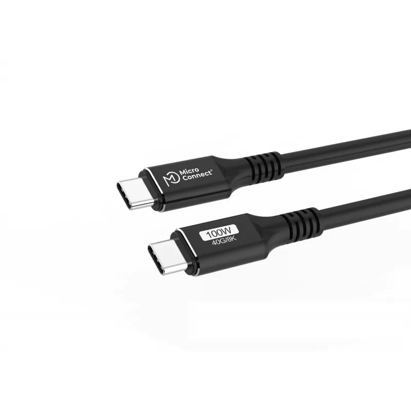 Microconnect USB4CC015 USB-kabel USB4 Gen 3x2 0,15 m USB-C zwart