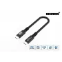 Microconnect USB4CC015-240W USB-kabel USB4 Gen 3x2 0,15 m USB C zwart