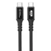 USB-C naar USB-C kabel MicroConnect USB3.2CC015 – USB 3.2 Gen 2x2, 0,15 m, zwart