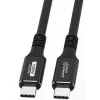 USB-C naar USB-C kabel MicroConnect USB3.2CC015 – USB 3.2 Gen 2x2, 0,15 m, zwart