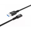 Microconnect USB3.2AC015 USB-kabel USB 3.2 Gen 2 (3.1 Gen 2) 0,15 m USB-C USB-A zwart