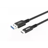 Microconnect USB3.2AC015 USB-kabel USB 3.2 Gen 2 (3.1 Gen 2) 0,15 m USB-C USB-A zwart