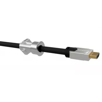 Vivolink VLDG22L Kabeldoorvoer voor bureau, aluminium, groot (tot 55 mm)