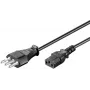 Netkabel MicroConnect PE100450 5 m, zwart, koudapparaatkoppeling C13