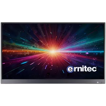 Monitor ERNITEC 0070-24122-HDMIPOE — professioneel beeldscherm met HDMI en PoE-ondersteuning