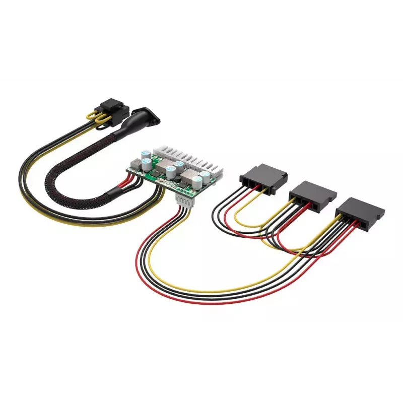 Akasa 150W DC-naar-DC ATX-adapter 12V 180W veelkleurig