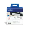 Eindloos etiket Brother DK22205 zwart op wit 6,2 cm x 30,48 m