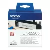 Eindloos etiket Brother DK22205 zwart op wit 6,2 cm x 30,48 m