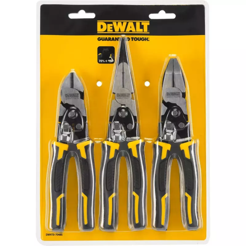 Tangenset DeWALT DWHT0-70485 3 stuks