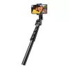 Selfiestick UGREEN LP680 Bluetooth met afstandsbediening, uitschuifbaar tot 1,7 m, maximale hoogte 180 cm, universele compatibiliteit, zwart