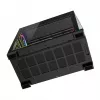 PC midi-tower behuizing MODECOM VOLCANO STELLAR PLUS ARGB MIDI, 5 frontventilatoren, gehard glas, USB-C
