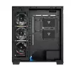 PC midi-tower behuizing MODECOM VOLCANO STELLAR PLUS ARGB MIDI, 5 frontventilatoren, gehard glas, USB-C