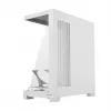 PC-behuizing MODECOM VOLCANO STELLAR PLUS MIDI WIT — midi tower, microATX, gehard glas, USB-C, ondersteunt GPU 420 mm