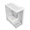 PC-behuizing MODECOM VOLCANO STELLAR PLUS MIDI WIT — midi tower, microATX, gehard glas, USB-C, ondersteunt GPU 420 mm