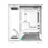 PC-behuizing MODECOM VOLCANO STELLAR PLUS MIDI WIT — midi tower, microATX, gehard glas, USB-C, ondersteunt GPU 420 mm