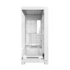 PC-behuizing MODECOM VOLCANO STELLAR PLUS MIDI WIT — midi tower, microATX, gehard glas, USB-C, ondersteunt GPU 420 mm