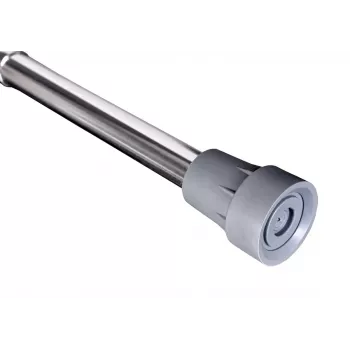 Opvouwbare wandelstok ActionMed LI101AM — zilver, ergonomische greep, handlus, antislip, kantelcontrole