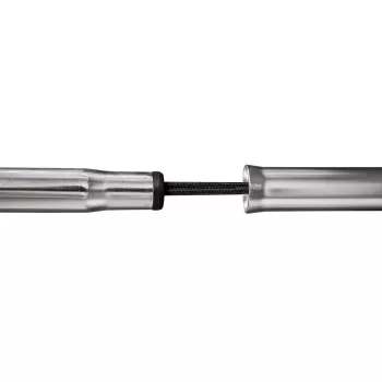Opvouwbare wandelstok ActionMed LI101AM — zilver, ergonomische greep, handlus, antislip, kantelcontrole