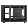 Pc-behuizing DeepCool CH260 micro tower zwart — micro-ATX/mini-ITX, gehard glas, USB-C, max. GPU 413 mm