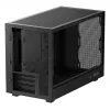 Pc-behuizing DeepCool CH260 micro tower zwart — micro-ATX/mini-ITX, gehard glas, USB-C, max. GPU 413 mm