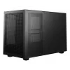 Pc-behuizing DeepCool CH260 micro tower zwart — micro-ATX/mini-ITX, gehard glas, USB-C, max. GPU 413 mm