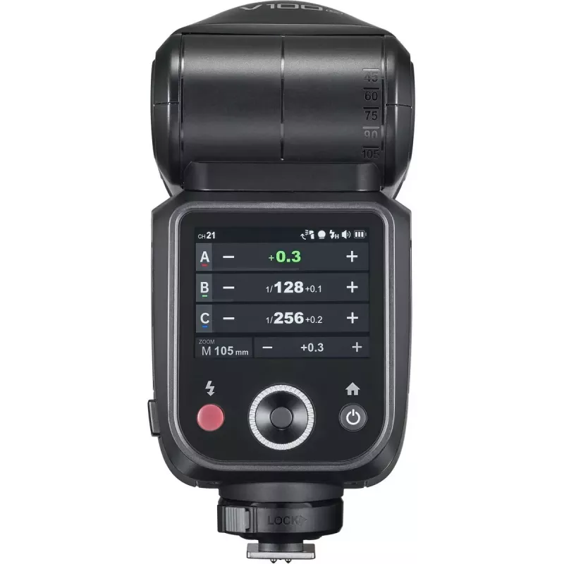 Flitser Godox V100 voor Sony – draagbare 100 Ws cameraflitser, ingebouwde oplaadbare accu