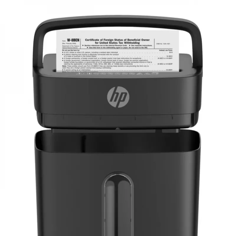 HP One Shred 6CC papierversnipperaar deeltjessnede 68 dB zwart