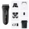 Braun 3000BT accutrimmer 5 7 mm nat & droog zwart grijs