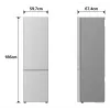 LG GBBSJ10EPY vrijstaand 333 L zilver