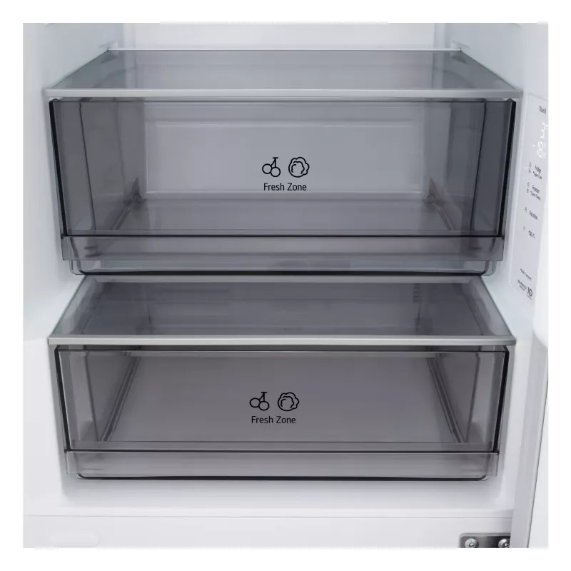 LG GBBSJ10EPY vrijstaand 333 L zilver